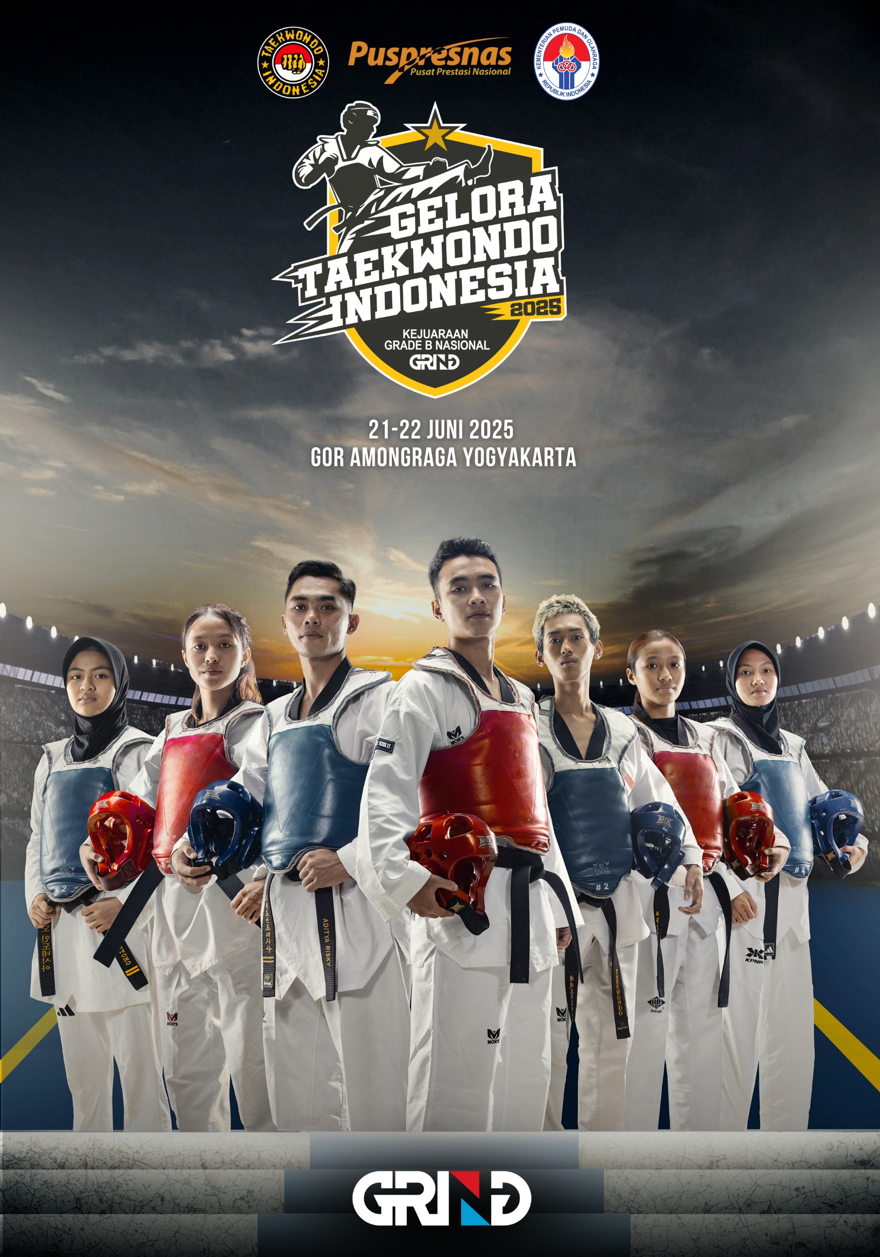 Panggung Juara Taekwondo Indonesia Rivter Taekwondo Academy